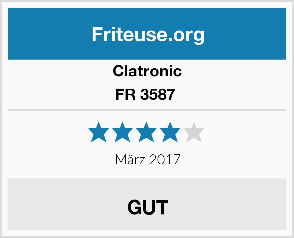 Friteusen 3587 2024 FR Test Test | Clatronic Kaltzone-Fritteuse