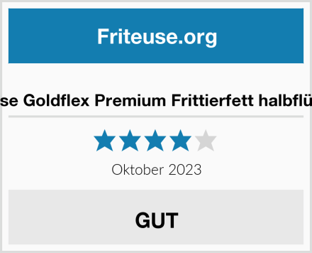  Phase Goldflex Premium Frittierfett halbflüssig Test