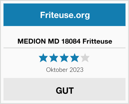 MEDION MD 18084 Fritteuse Test