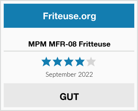 MPM MFR-08 Fritteuse Test